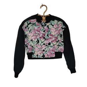 Vintage button up crop jacket